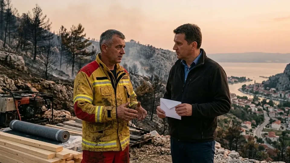 Varaždinska županija uplatila Omišu 25.000 eura: pomoć usmjerena na sanaciju posljedica požara – Varaždin i Varaždinska županija
